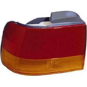  92 93 HONDA ACCORD TAIL LIGHT LH (DRIVER SIDE), Outer Lamp 
