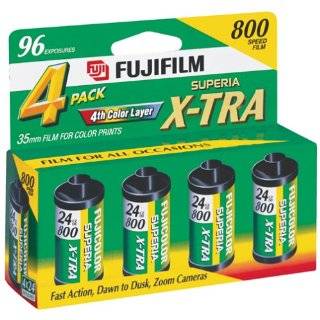   Fujifilm 1014258 Superia X TRA 400 35mm Film  4 Pack