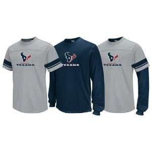  Houston Texans Option 3 in 1 Navy Long Sleeve T Shirt 