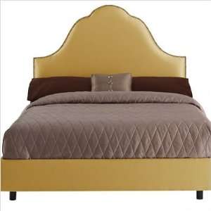   Furniture 85XNBBED (Aztec) Plain High Arch Bed in Aztec Size King