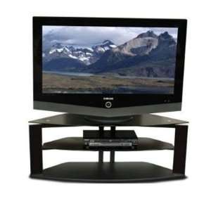   Black Compatible For 42 Inch Ample Space For Components Electronics