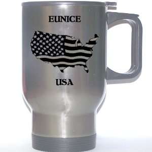  US Flag   Eunice, Louisiana (LA) Stainless Steel Mug 