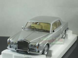 Paragon 1968 Rolls Royce Silver Shadow Coupe RHD Silver Metallic 1/18 