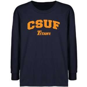  NCAA Cal State Fullerton Titans Youth Navy Blue Logo Arch 