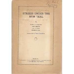 Strikes under the new deal, Maurice Goldbloom  Books