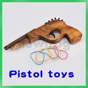 Single Tube Hand Rubber Band Gun Rifle Pistol Shooter Classic Toy 