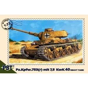   Soviet Heavy Tank w/KwK 40 Gun WWII 1 72 PST Models Toys & Games