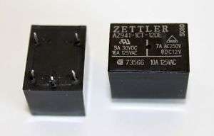 Zettler AZ941 1CT Relay Coil 12V Contact 16A 125VAC  