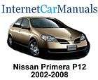 2002 2008 Nissan Primera P12 Workshop / Service / Repair manual 5512 