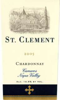 St. Clement Napa Valley Chardonnay 2005 