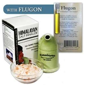 Refillable Ceramic Himalayan Salt InhalerÂ® + Flugon 