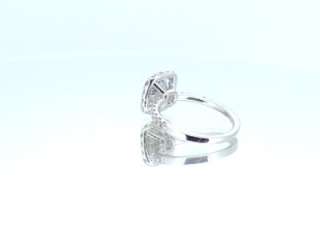14k White Gold 1.71 ct Round Brilliant Diamond Engagement Ring With 