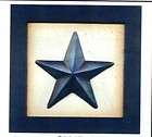 METAL Hanging BARN STARS Red White Blue Americana tin Star Sign C 