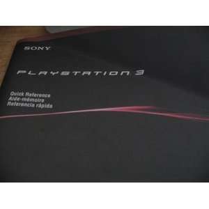  Playstation 3 Quick Reference Manual Sony Books