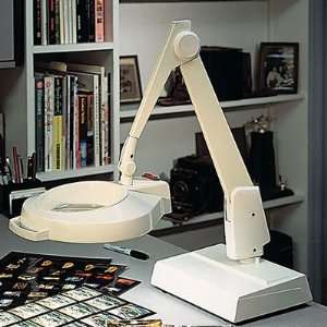  Magnifier Floor Lamp   White