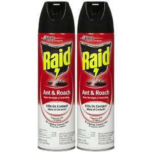  Raid Ant & Roach Killer Insecticide Spray, 17.5 oz 2 pack 