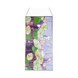  Hunter Lighting 41071 Multi Color Glass Water Lily Tiffany 