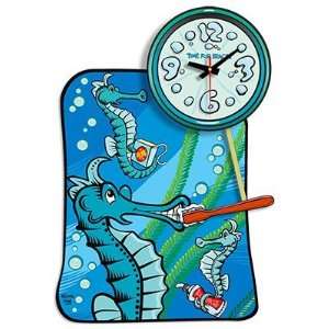  Time to Brush Clock  Seahorse