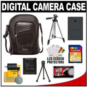 Acme Made Union Ultra Zoom Digital Camera Case (Black) with 16GB Card 