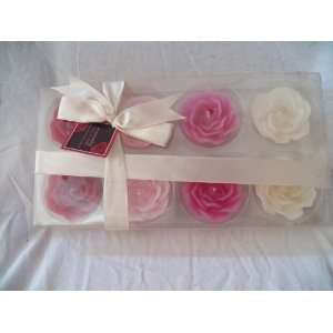  Romantic Scented, Floating Rose Candles 