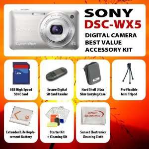  Sony Dscwx5 Cyber shot Dsc wx5 12.2mp Digital Camera with 