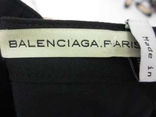 BALENCIAGA PARIS Black Pleated Dress Pants Slacks Sz 38  