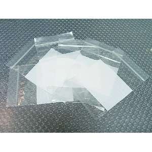 500 pcs Ziplock Zipper Lock Clear / white Plastic Poly Bags  
