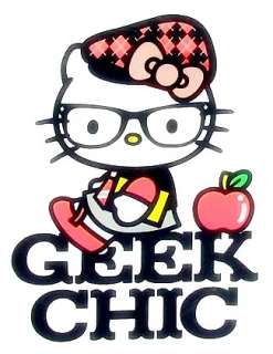 Hello Kitty Geek Nerd Style Bow Frame Glasses Cute 4 colours Decor 