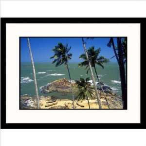  Palm Trees, Waves, and Beach Framed Photograph Frame 