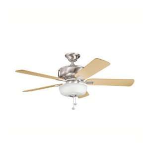 Kichler Lighting 339212BSS Saxon Select 1 Light Indoor Ceiling Fans in 