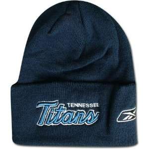    Tennessee Titans End Zone Script Knit Hat