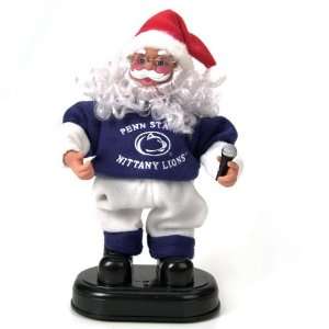   Nittany Lions Animated Rock & Roll Santa Claus Figure