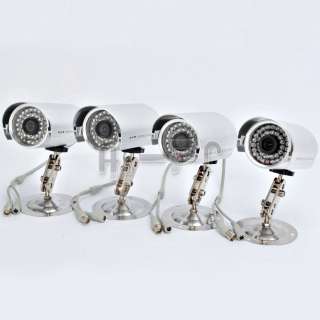 4CH Channel 500GB Security CCTV Camera H.264 DVR Outdoor Surveillance 