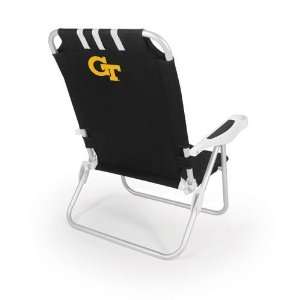 Georgia Tech Yellow Jackets Monaco Beach Chair (Black)  
