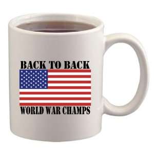  Back to Back World War Champs mug / cup 