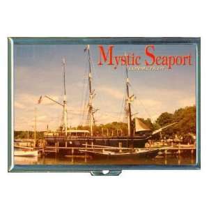 Mystic Seaport, Connecticut, ID Holder, Cigarette Case or Wallet MADE 