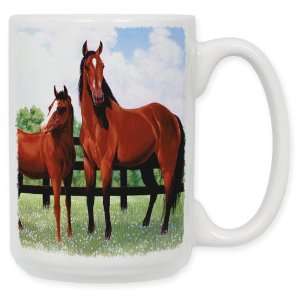  Horse Corral 15 Oz. Ceramic Coffee Mug