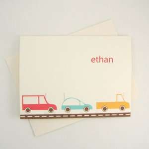 snow & graham highway personalized folded notes, invitations 