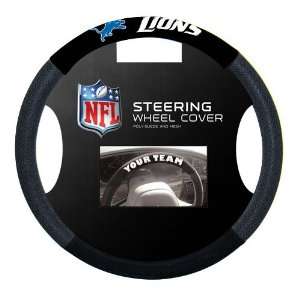     Detroit Lions NFL Poly Suede Steering Wheel Cover 