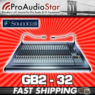 Soundcraft GB2 32 Channel Mixer GB232 ProAudioStar  