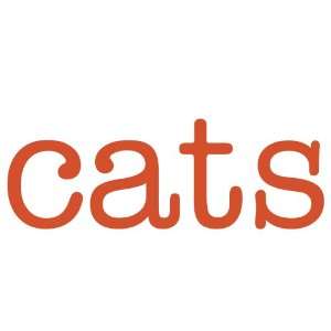 cats Giant Word Wall Sticker 