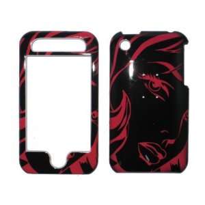 com Lady In Pink and Black Snap On Hard Crystal Cover Case for Apple 