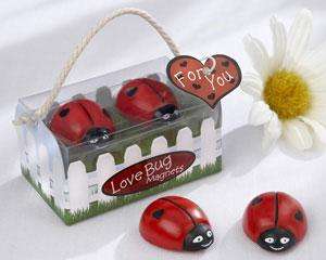 48   Love Bug Ladybug Magnets Baby Shower Favors  