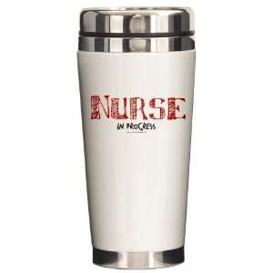   Nurse in Progress Pets Ceramic Travel Mug by 