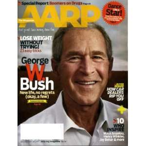 AARP January/February 2011 President George W. Bush on Cover, Lose 