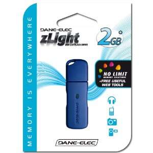  DANE ELEC Zlight Pen Drive No Limit 2 GB USB 2.0 Key 
