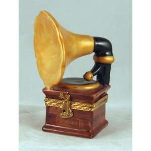  Phonograph Gramophone French Limoges Box