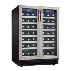  DWC2727BLS Silhouette 54 Bottle Capacity 2 Door Built In Wine 