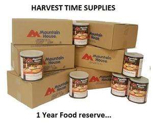 YEAR MOUNTAIN HOUSE FOOD ENTREES RESERVE #10 CANS CASES FREEZE DRIED 