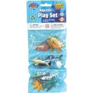  Eco Expedition Oceanic Animals Playset Dozen Plastic Mini 